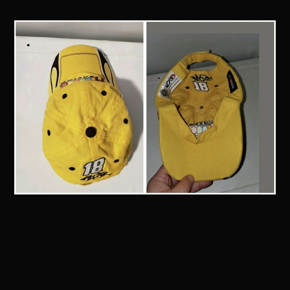 NASCAR Kyle Busch M&Ms Racing Hat - Picture 5 of 8